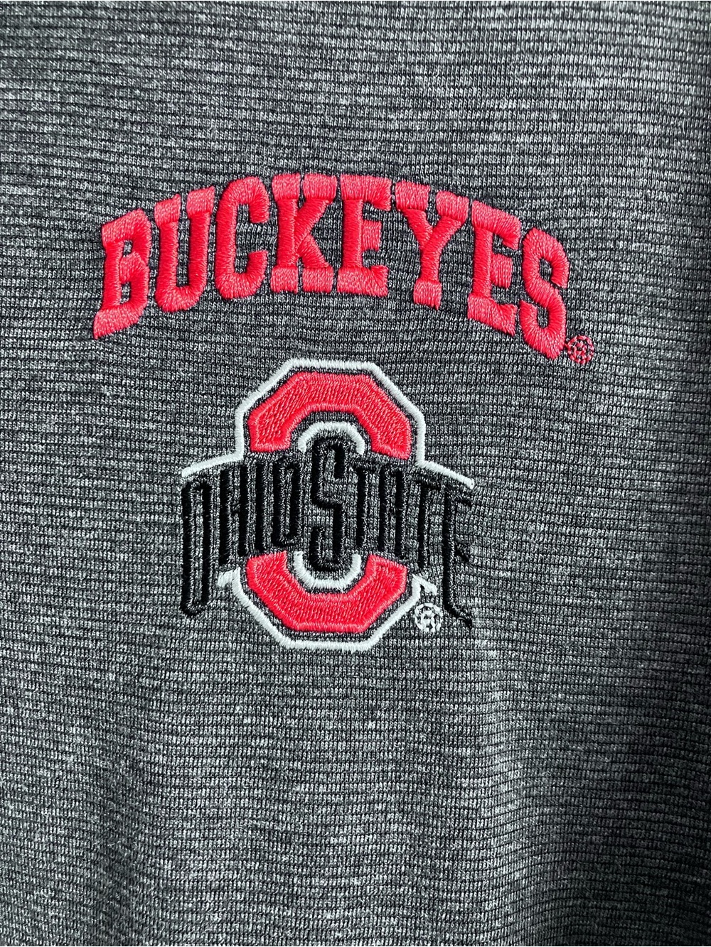 Ohio State Buckeyes Men’s Polo Shirt, Small 34/36, Gray, NWT - Picture 3 of 5